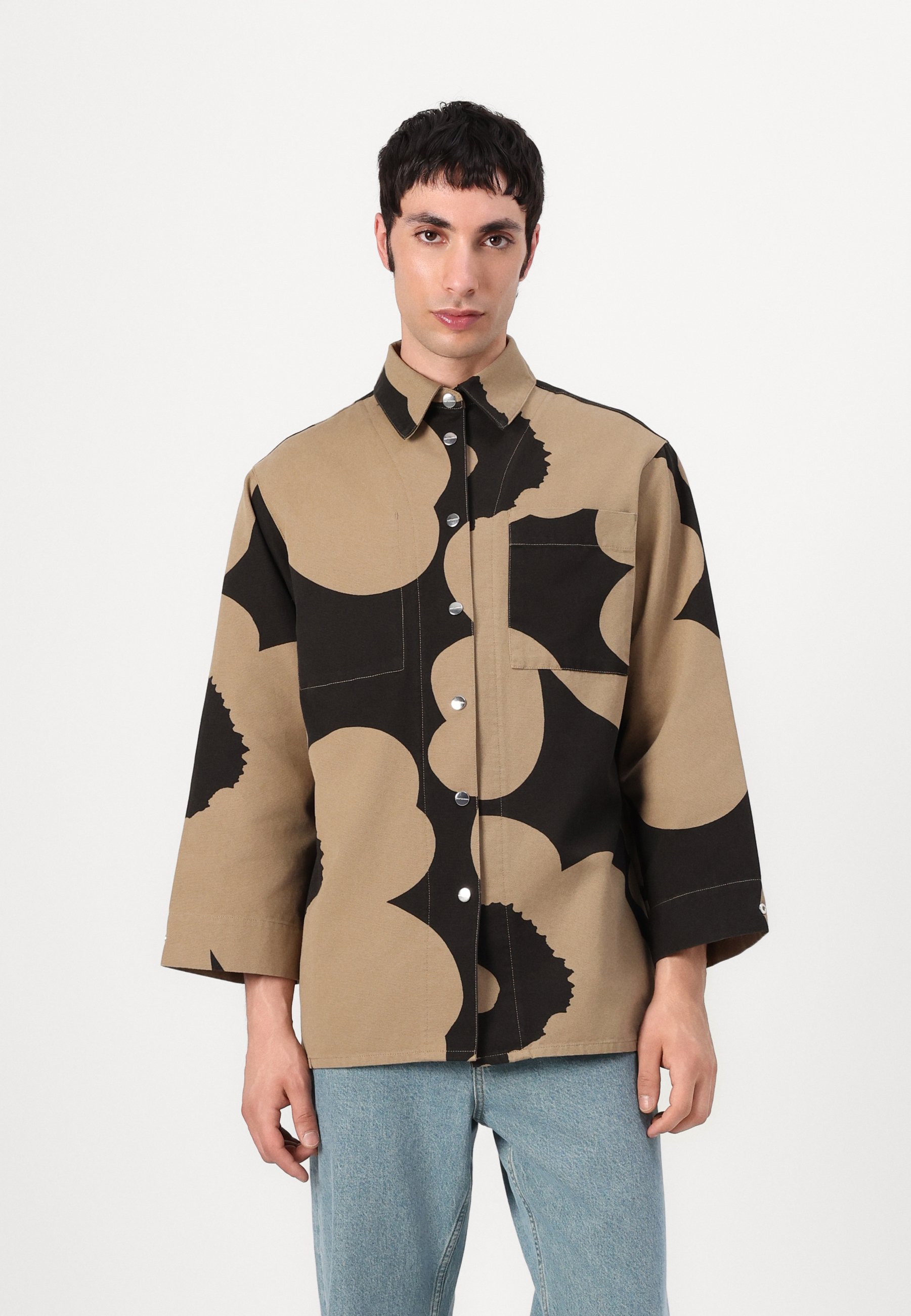 marimekko - Abstraktio Unikko シャツジャケット marimekko - Abstraktio Unikko シャツジャケット (marimekko