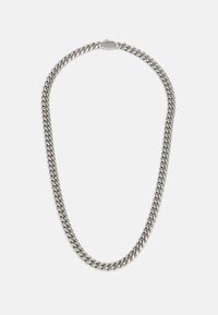 Orelia CHUNKY FLAT CURB SOLID NECKLACE UNISEX - Smykke - silver-coloured