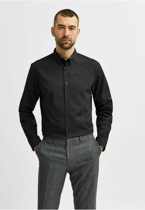 SLIM FIT - Camicia - black