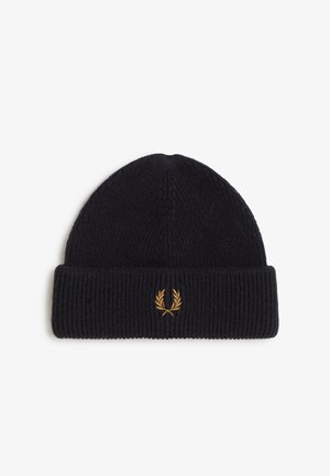 Fred Perry, BEANIE UNISEX - Плетена шапка - black