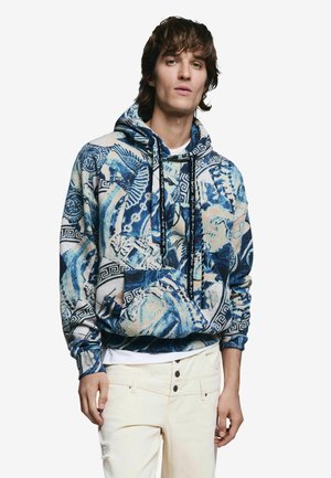 MOSAIC - Jersey con capucha - blue