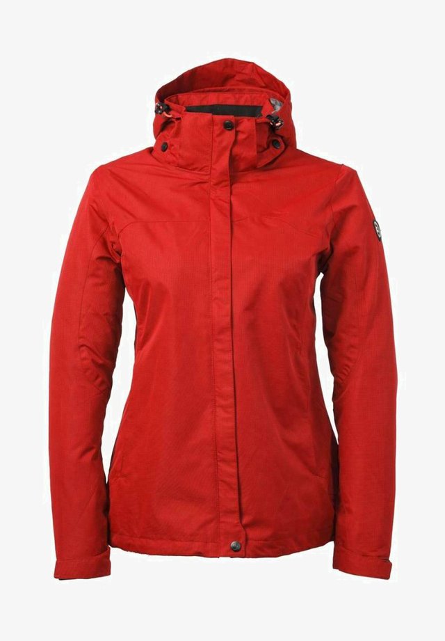 Waterproof jacket - red