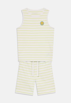 2 PIECE SET - SHORTS & VEST - Šortai - light green/off white