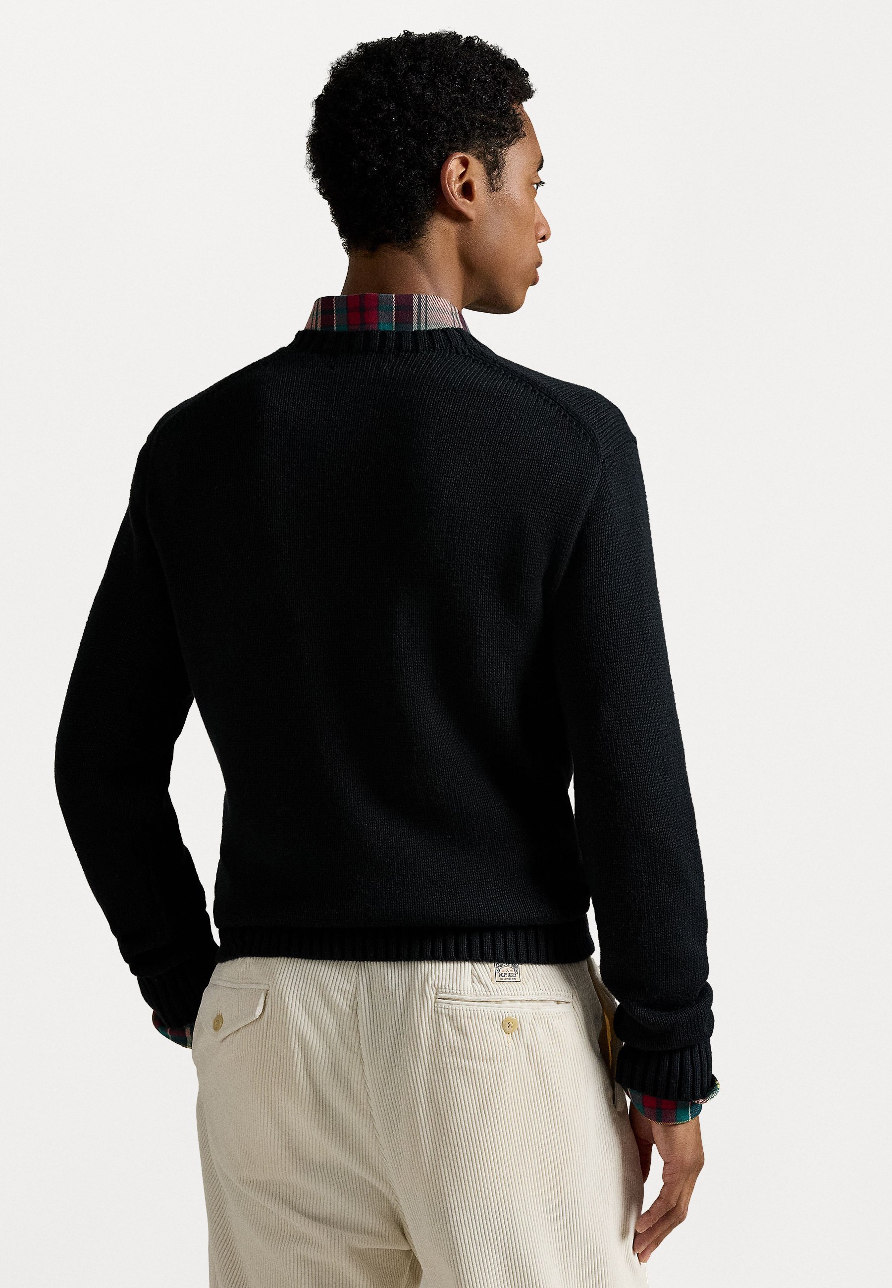 Polo Ralph Lauren POLO BEAR SWEATER - Pulover - black/negru