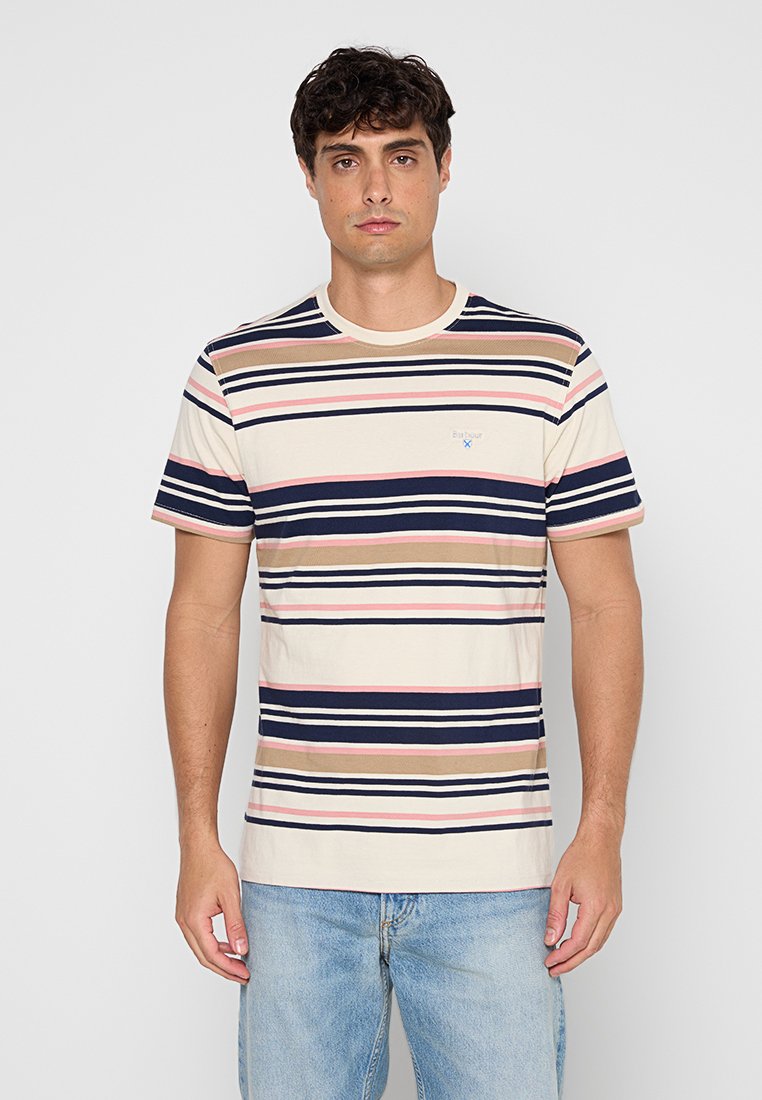 Barbour International T-shirt print wit Barbour International T-shirt print wit