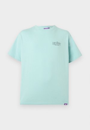 ZHOU UNISEX - Nyomott mintás póló - blue