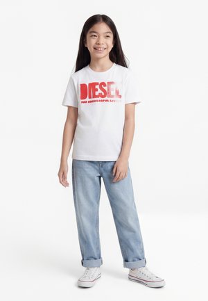 Diesel THIDE OVER UNISEX - Majica kratkih rukava s printom - bianco