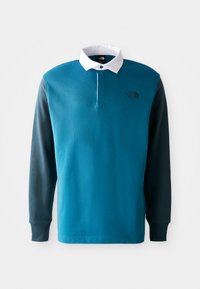 BLOCK RELAXED RUGBY - Trui - mineral ink/deep cypress
