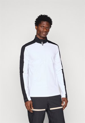 SKI KITZBUHEL POWERSTRETCH COLORBLOCK - Μπλούζα με μακριά μανίκια - white
