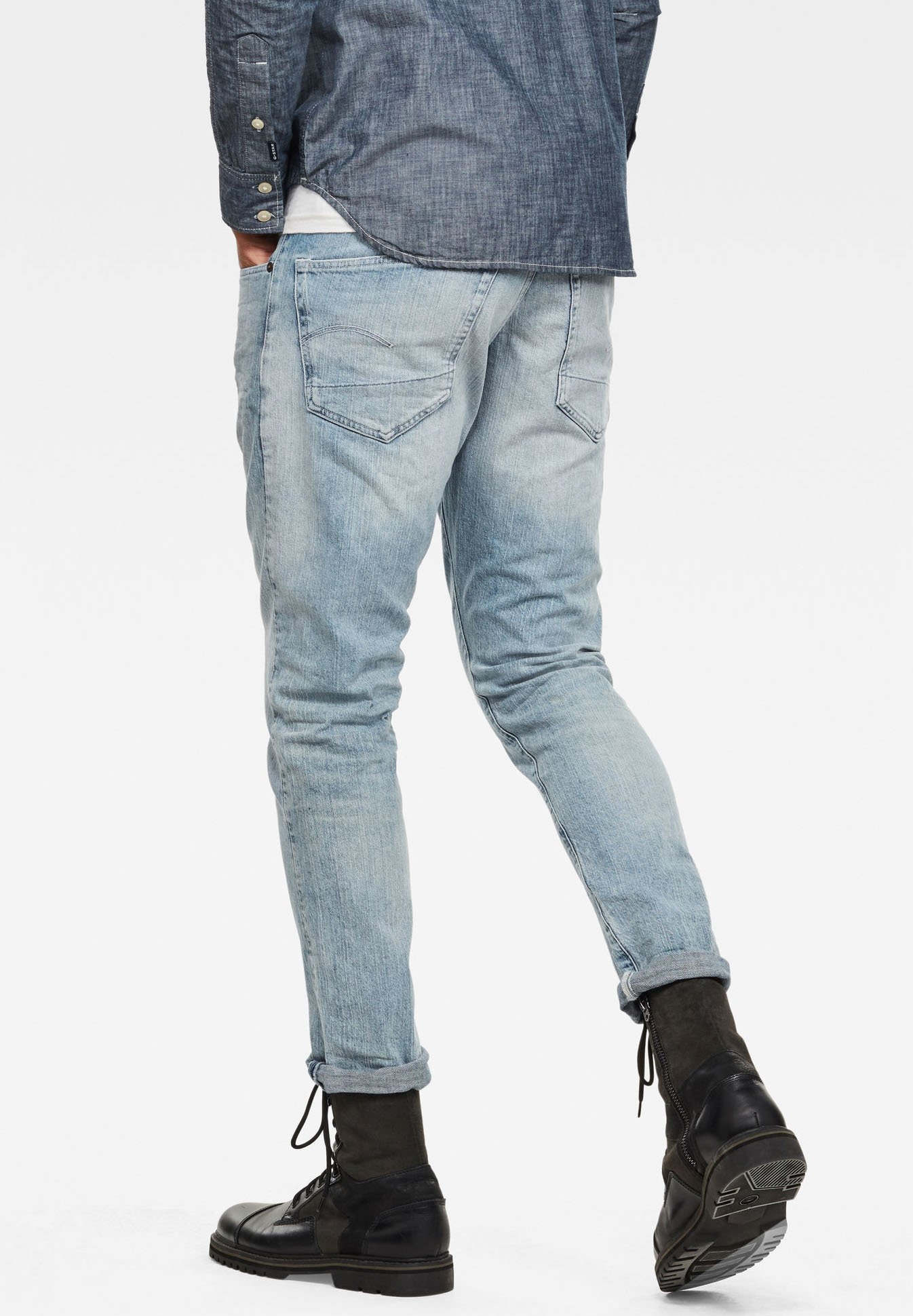 straight tapered fit