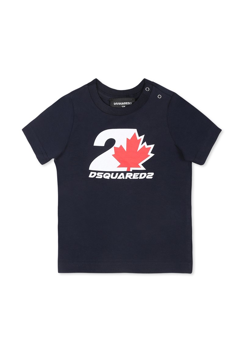 Dsquared2 T-shirt print blauw