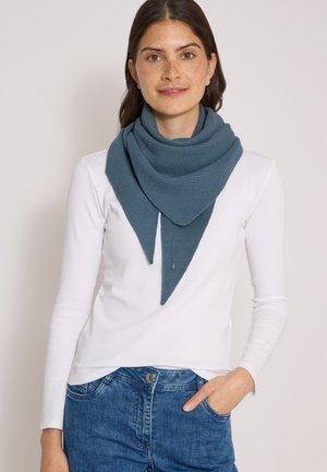 Cecil, DREIECKSTUCH IN UNIFARBE - Fular - mountain air blue