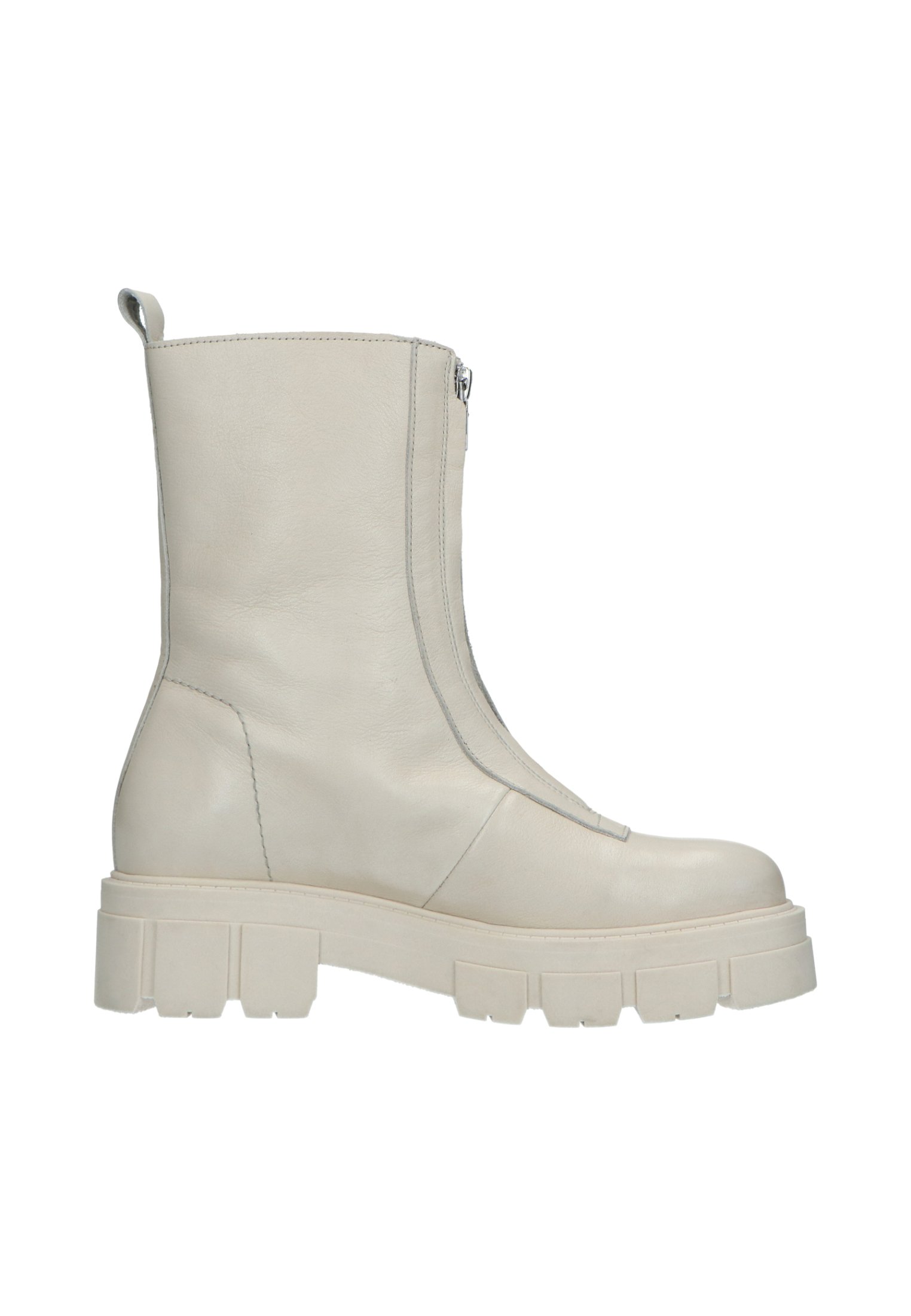 sacha MIT REISSVERSCHLUSS - Enkellaarsjes met plateauzool - off-white/crème  - Zalando.be