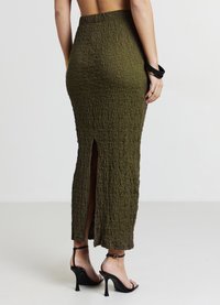 Calliope PERFEKTE - Gonna lunga - verde militare scuro
