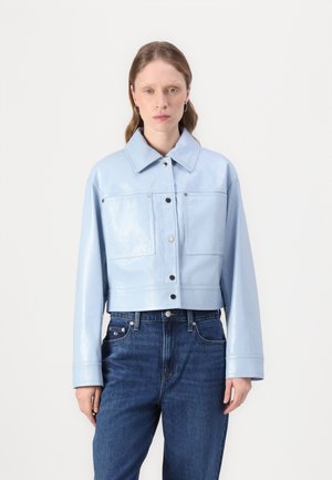JELT - Faux leather jacket - medium blue