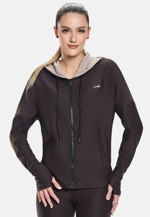 FUNCTIONAL COMFORT - Sweatjacke - espresso cappuccino