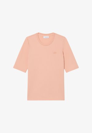 Lacoste, T-shirt basic - rose corail-ui