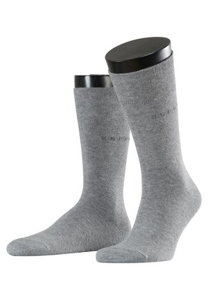 BASIC EASY 2-PACK - Sokken - light greymel. (3390)