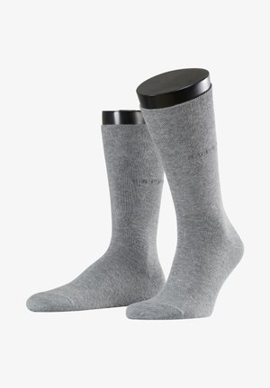 Basic Easy 2-Pack uni - Socken - light greymel. (3390)