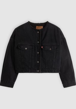 Levi's®, COLLARLESS CROP TRUCKER - Τζιν μπουφάν - slight night