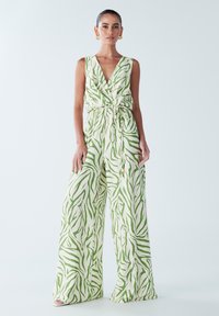 BWLDR SPARKLE - Jumpsuit - green zebra