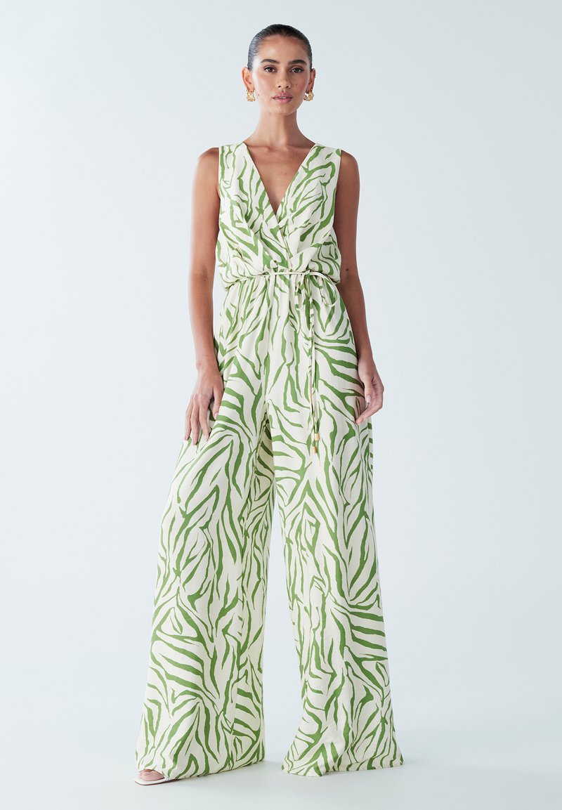 BWLDR SPARKLE - Jumpsuit - green zebra