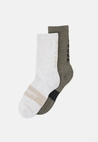 TERREX MULTI SOCKS 2PP - Chaussettes de sport - white/olive strata