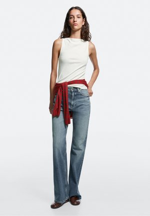 Massimo Dutti, Jeans bootcut - blue denim