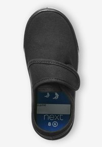 Next Wide Fit School Plimsolls - Slipper - black