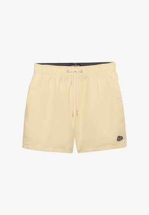 Superdry & Co, EMBROIDERED LOGO - Badeshorts - pastel yellow