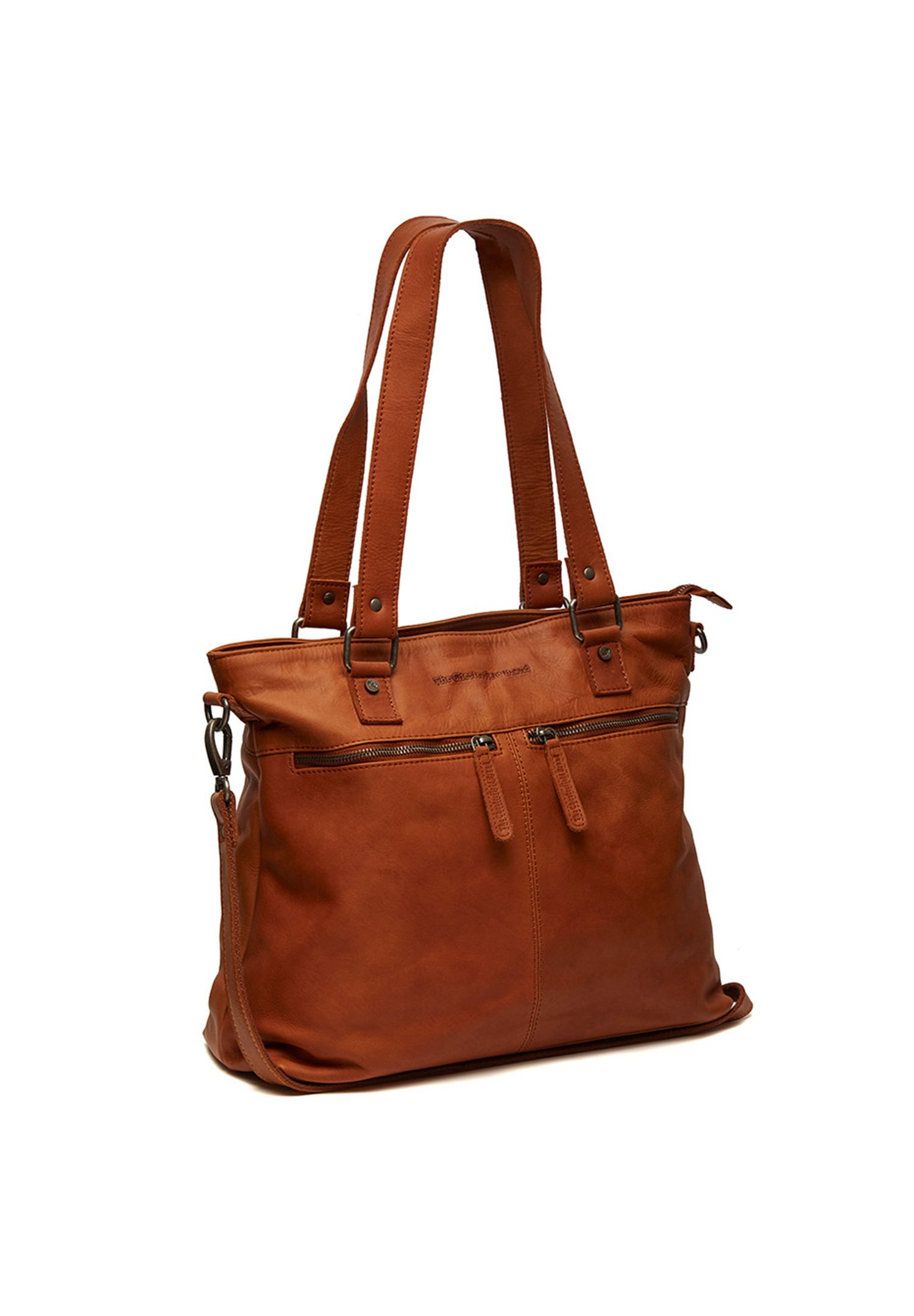 The Chesterfield Brand LAPTOPFACH Shopping Bag cognac/braun