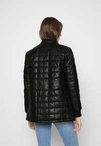 DEPECHE JACKET - Casaco de couro - black