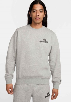 CLUB - Sweatshirt - dark grey heather light smoke grey black