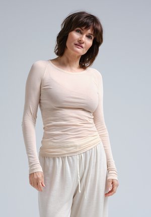 ELVIRA - Langærmet T-shirt - rosie beige