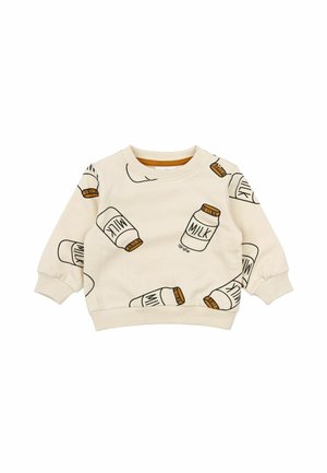 Sweatshirt - white swan aop