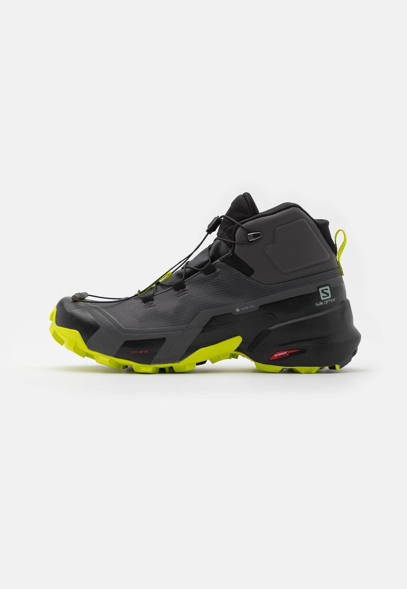 Herren Sportschuhe | Salomon CROSS HIKE MID GTX Hikingschuh magnet/black/lime punch/schwarz - RX79633 Herren Sportschuhe | Salomon CROSS HIKE MID GTX Hikingschuh magnet/black/lime punch/schwarz - RX79633