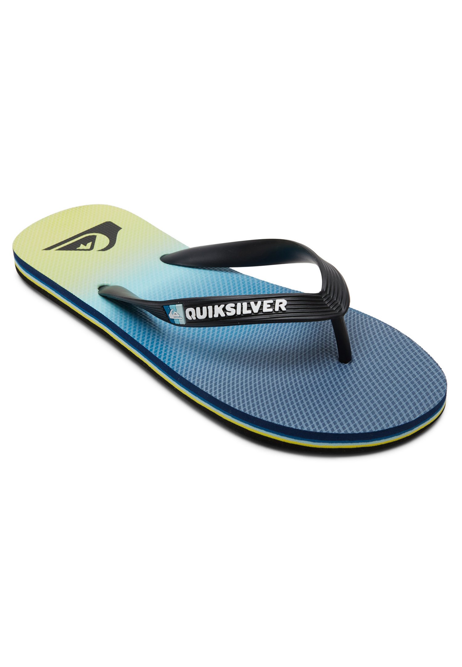 Quiksilver CHANCLAS - Zehentrenner - black/blue/blue/black denim -  Zalando.de