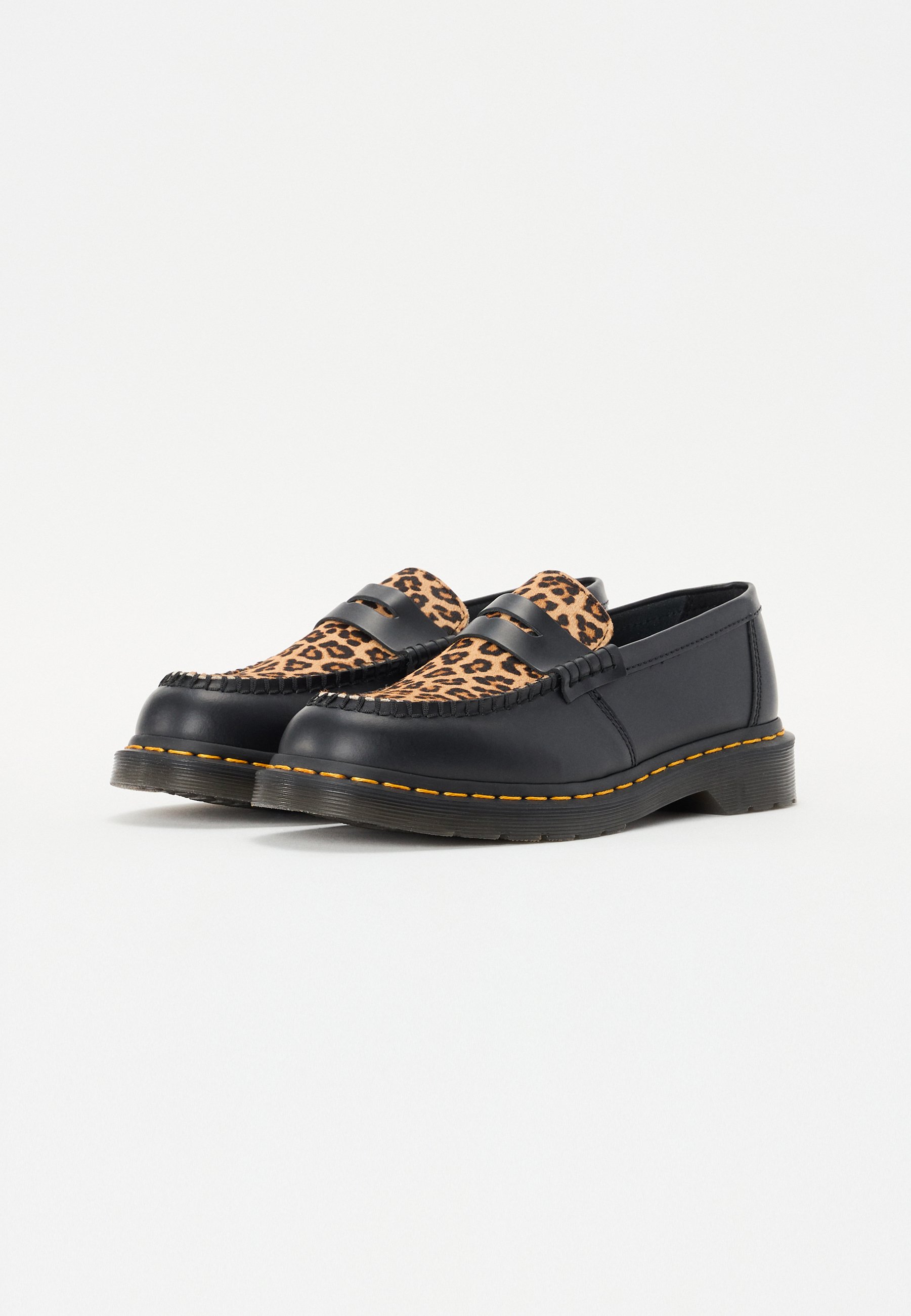 Dr. Martens PENTONレオパード　UK6 Dr. Martens PENTON UNISEX - Slip-ons - black\light tan/black