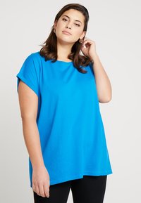 Urban Classics - LADIES EXTENDED SHOULDER TEE - Jednoduché tričko - hawaiianblue Miniatura obrázku 1