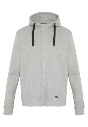 Chiemsee KAPUZEN MIT -LOGO - Zip-up sweatshirt - neutral gray melange