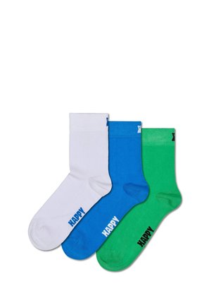 3-PACK SOLID CREW - Socken - white