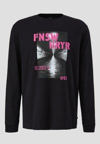 QS MIT FRONT UND RÜCKEN - Longsleeve - schwarz