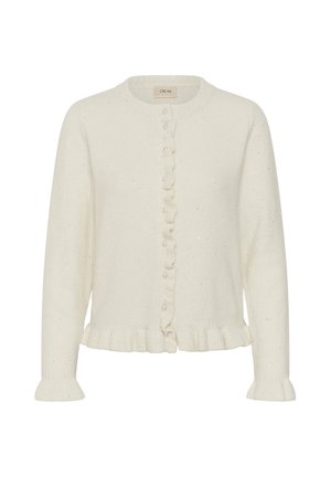 Cream, CRJOLLY KNIT CARDIGAN - Gilet - whisper white