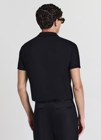 Calliope POLO HALF  - Polo - nero ultrablack