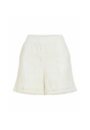 VILA, SHORTS VIYARA MID-WAIST - Short - cloud dancer