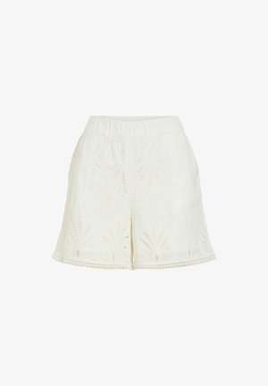 VILA, SHORTS VIYARA MID-WAIST - Shorts - cloud dancer