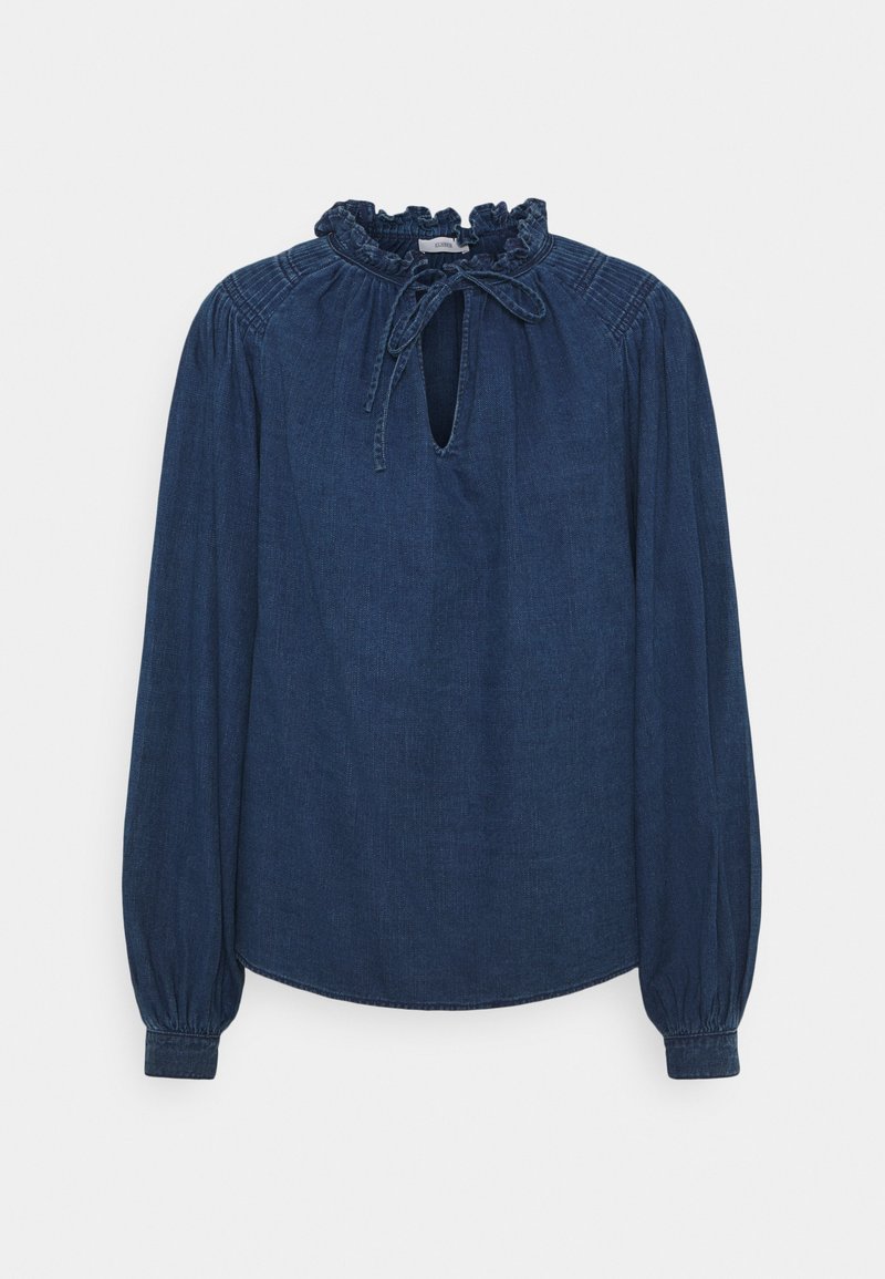 closed Longsleeve donkerblauw