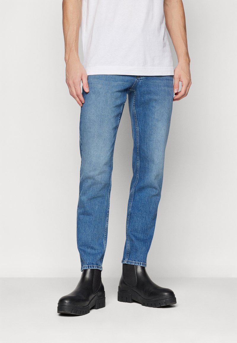 Karl Lagerfeld Jeans jeans con cut out lavaggio blu
