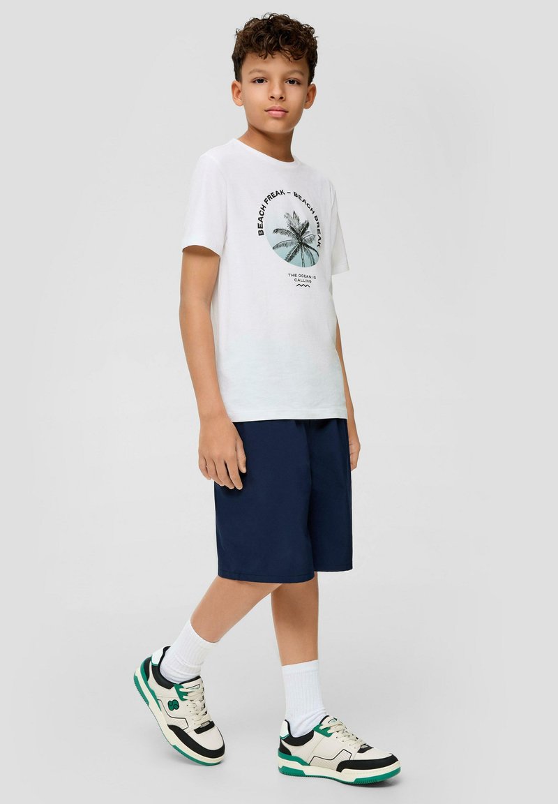 s.Oliver MIT GRAFIK - T-Shirt print - weiß