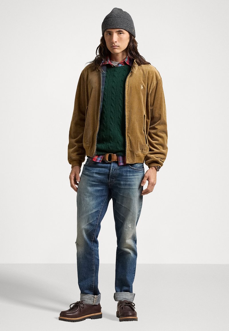 Polo Ralph Lauren CORDUROY JACKET - Bomber Jacket - sandsurf/sand 